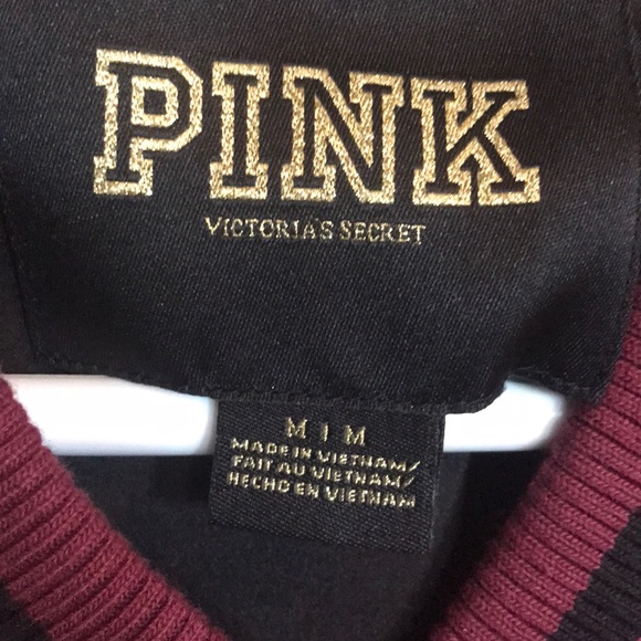 Victoria’s Secret Pink Varsity Jacket Sz M - Picture 3 of 4